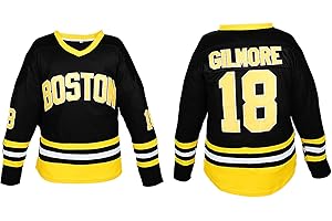 Men's Movie Ice Hockey Costume Jersey: Retro 90s Hip Hop Clothing