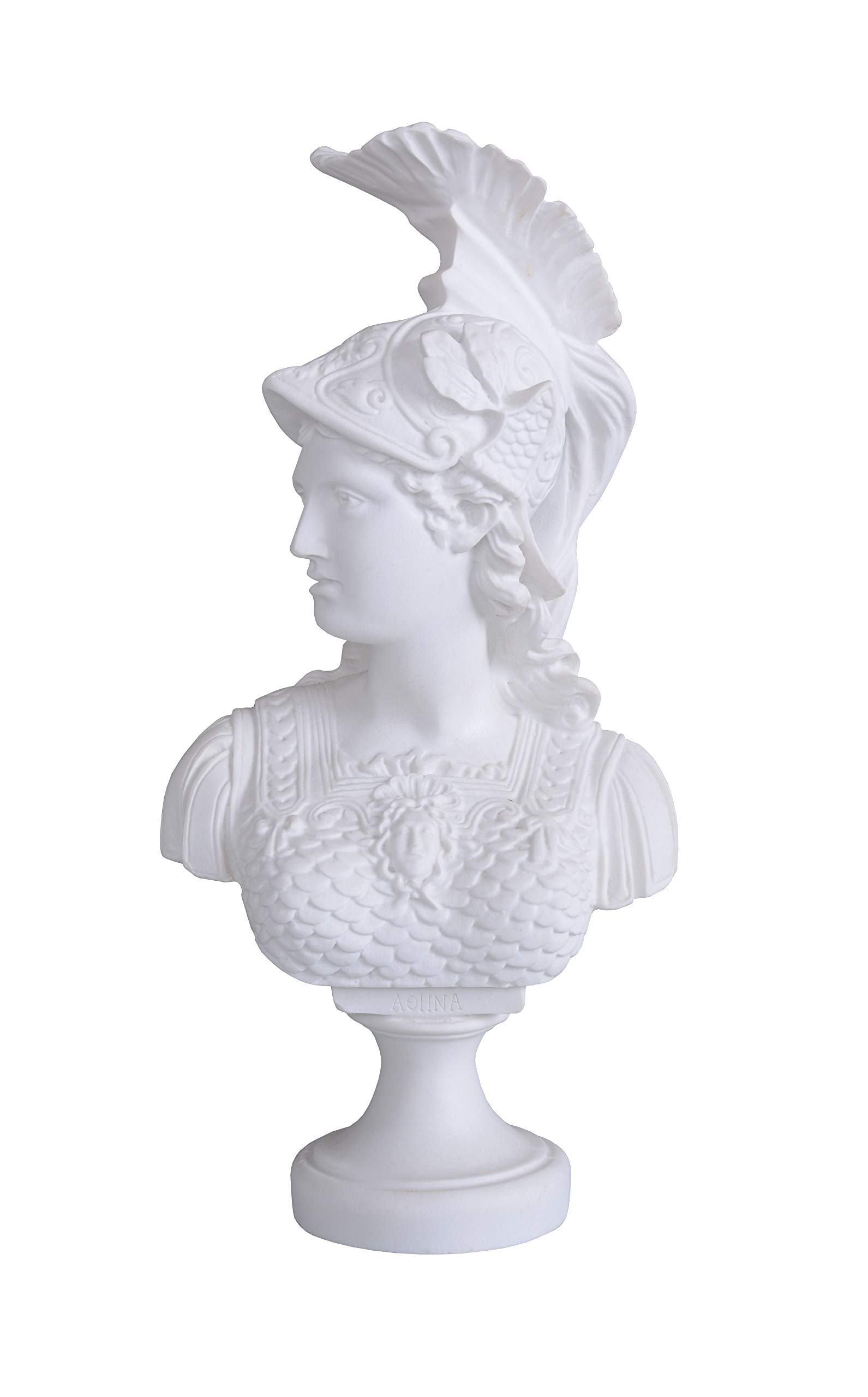 Atemberaubende Klassische Büste Göttin Athena & Kriegshelm Figur IS248 Palazzo Exklusiv