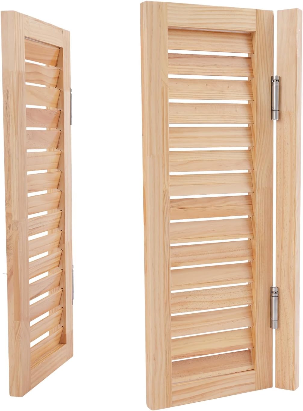 Saloon Swinging Doors, Cafe Door, Partition Door for Shop Entrance Partition, Two-Way Open Bar Kitchen Entrance Partition Half-Door (Wood Color, 29.53(W) x 35.43(H) in)