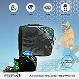 Borsa Per Scarponi Da Sci Driver13 - Con Scomparto Casco Per Softboots E Hardshell, Nero-Rosso - Foto 4