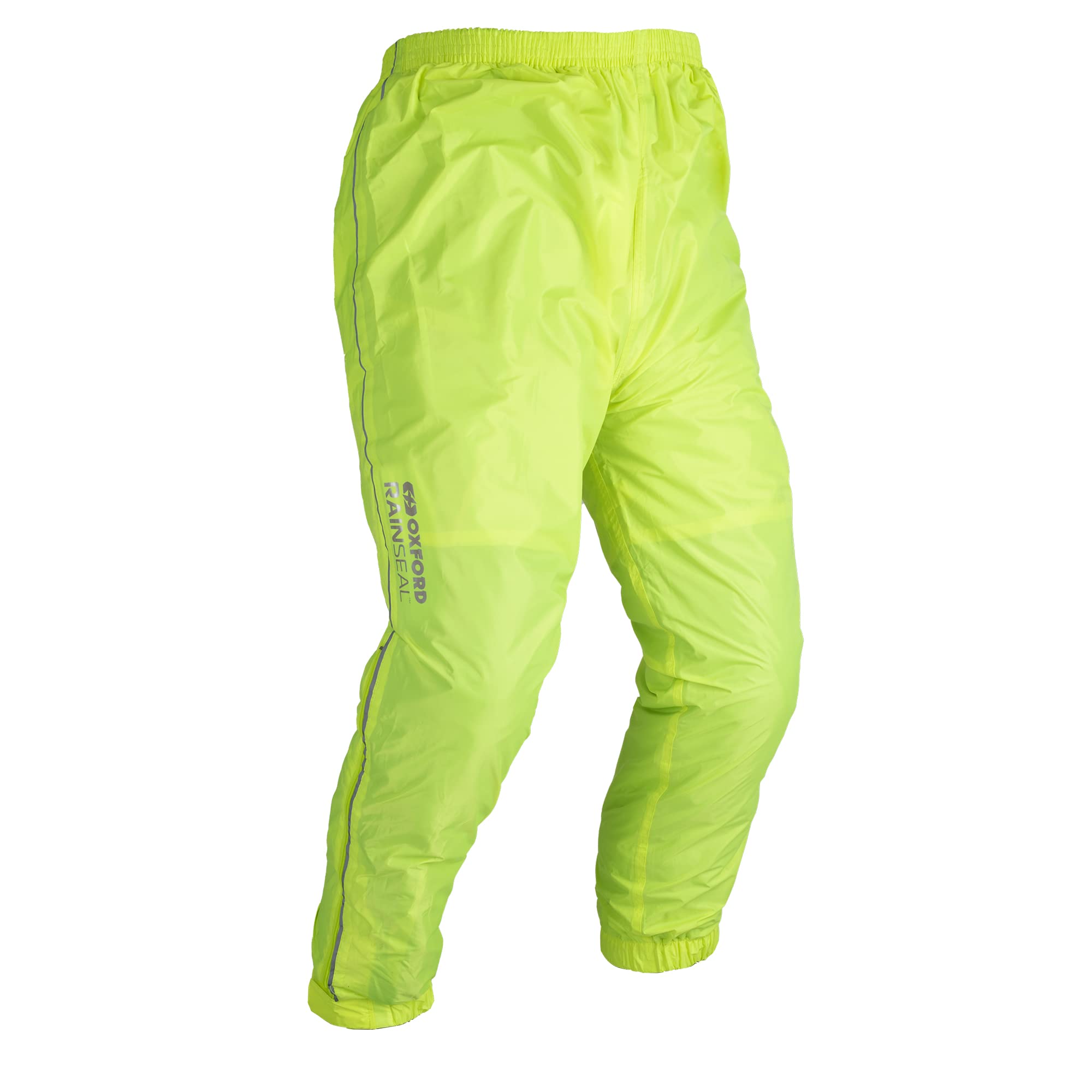 Oxford Products Rainseal Pant Waterproof Motorcycle Over Trousers, Fluo, 4XL