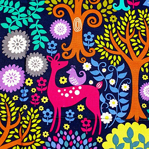 Calming Covers Weighted Blanket for Kids (6 lbs, 35 x 41, Enchanted Wood Cotton & Minky) - Thumbnail 2