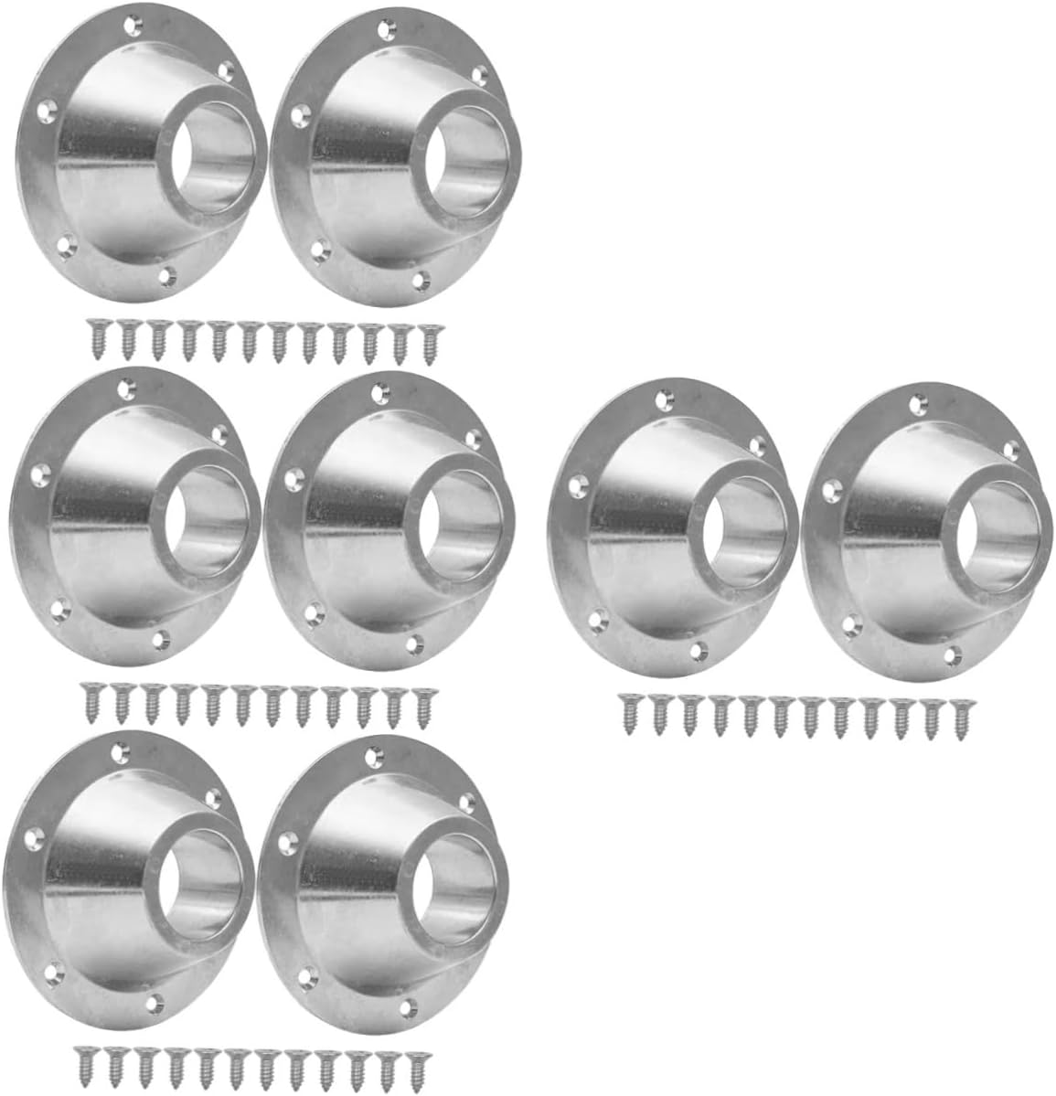 Generic 8sets Rv Table Base Mount Floor Mount Accessory for Camper Yacht Easy Installation Stable Portable Design for Rv Dining