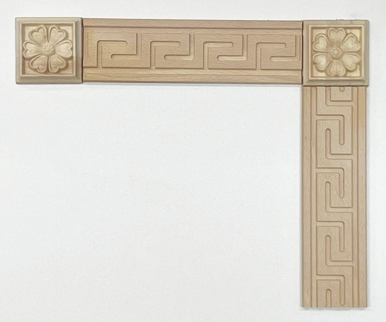 Greek Key Wood Molding from Italy - 10 PCS Total 79 ft) (1"W x 1/4"Th X 95"L)