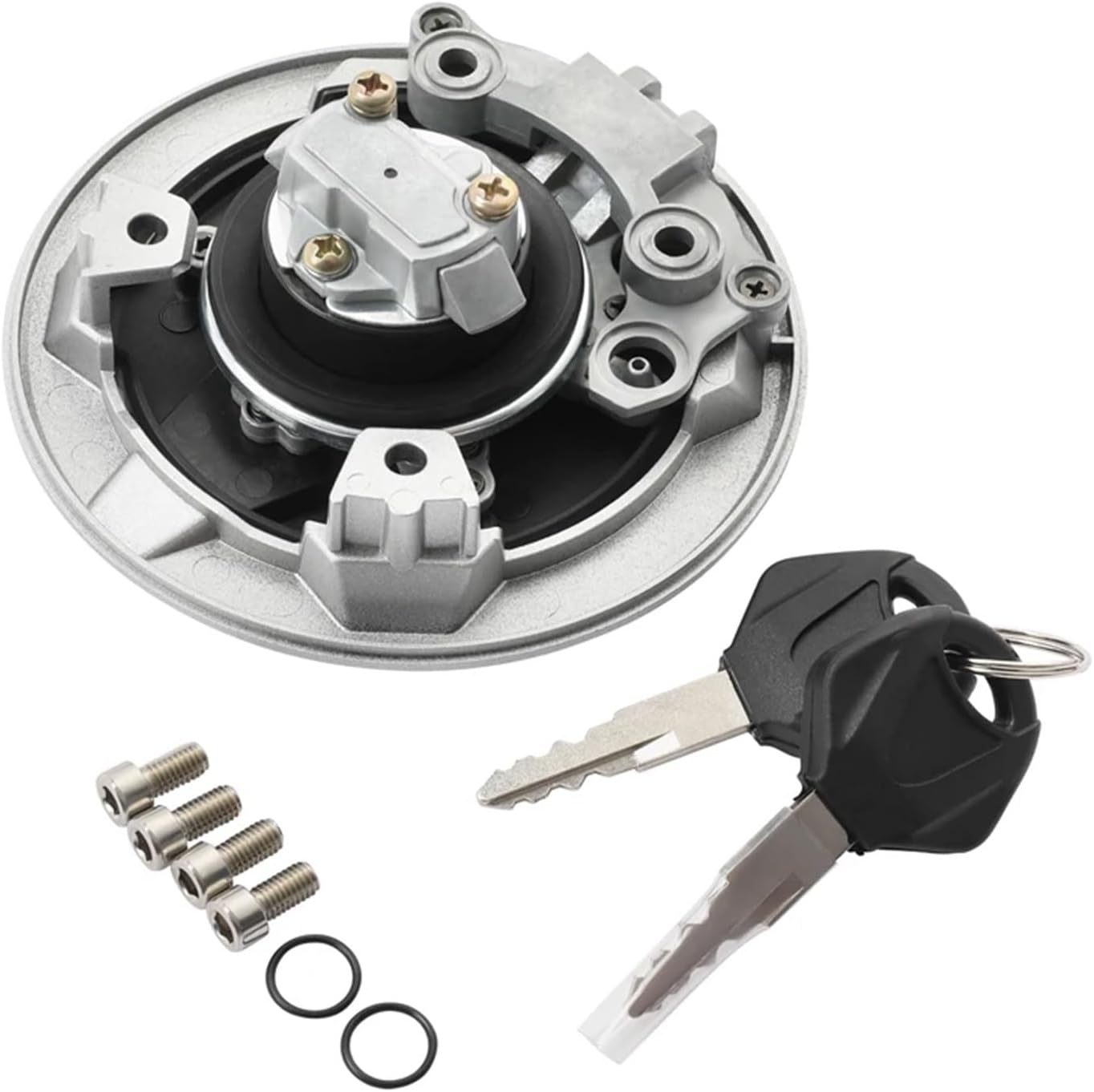 Fuel Gas Tank Cap Keys Compatible With 650 2017-2024 ZX6R 2019-2024 ZX-10R 2021-2024 2022-2024 ZX-4RR 2023