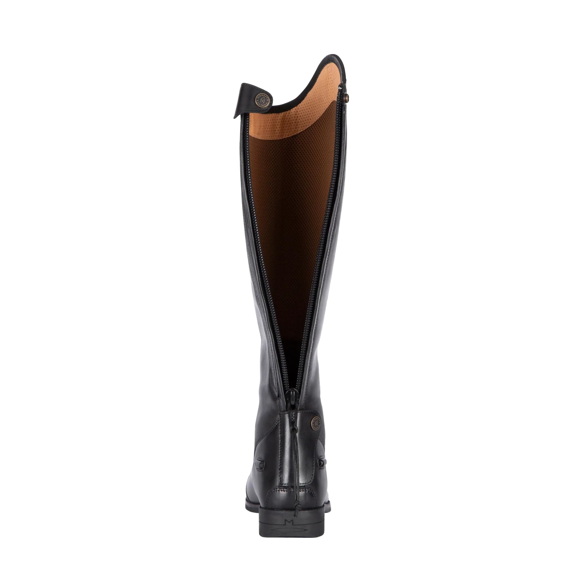 Moretta Ortona - Stivali da equitazione unisex, in pelle, lunghi