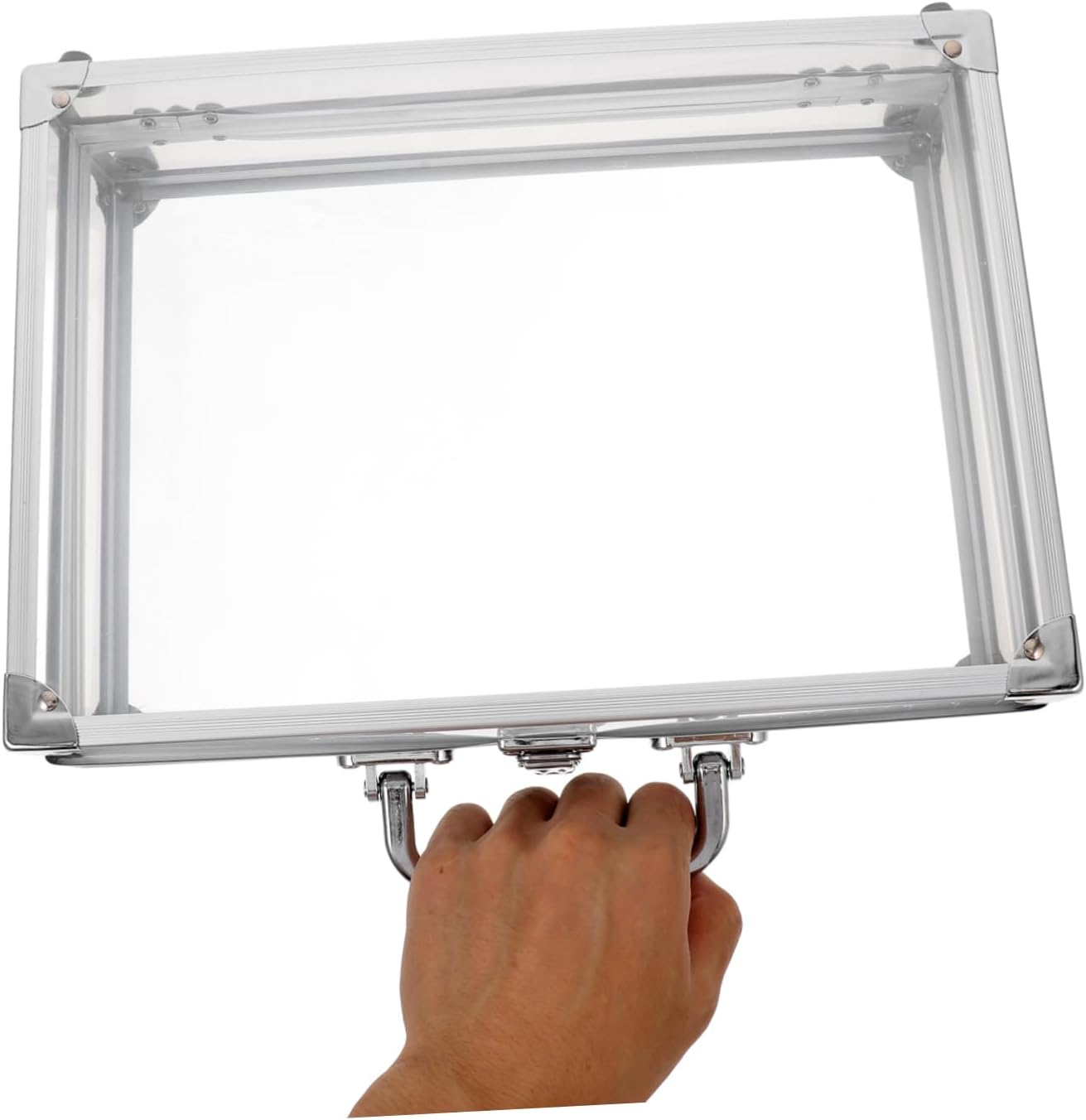 Cosmetic Storage Box Display Case Aluminum Alloy Frame Jewelry Showcase Locking Mechanism