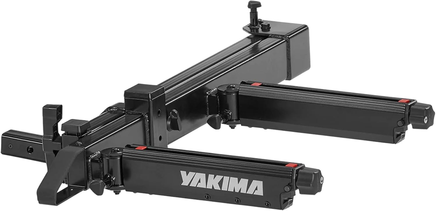 Yakima Swing Rack, Hitch Cargo System w/ Accessory Arm & Locks, EXO SwingBase, 2 In, Black - Heavy-Duty Car Vehicle Storage Accessories for Travel and Camping