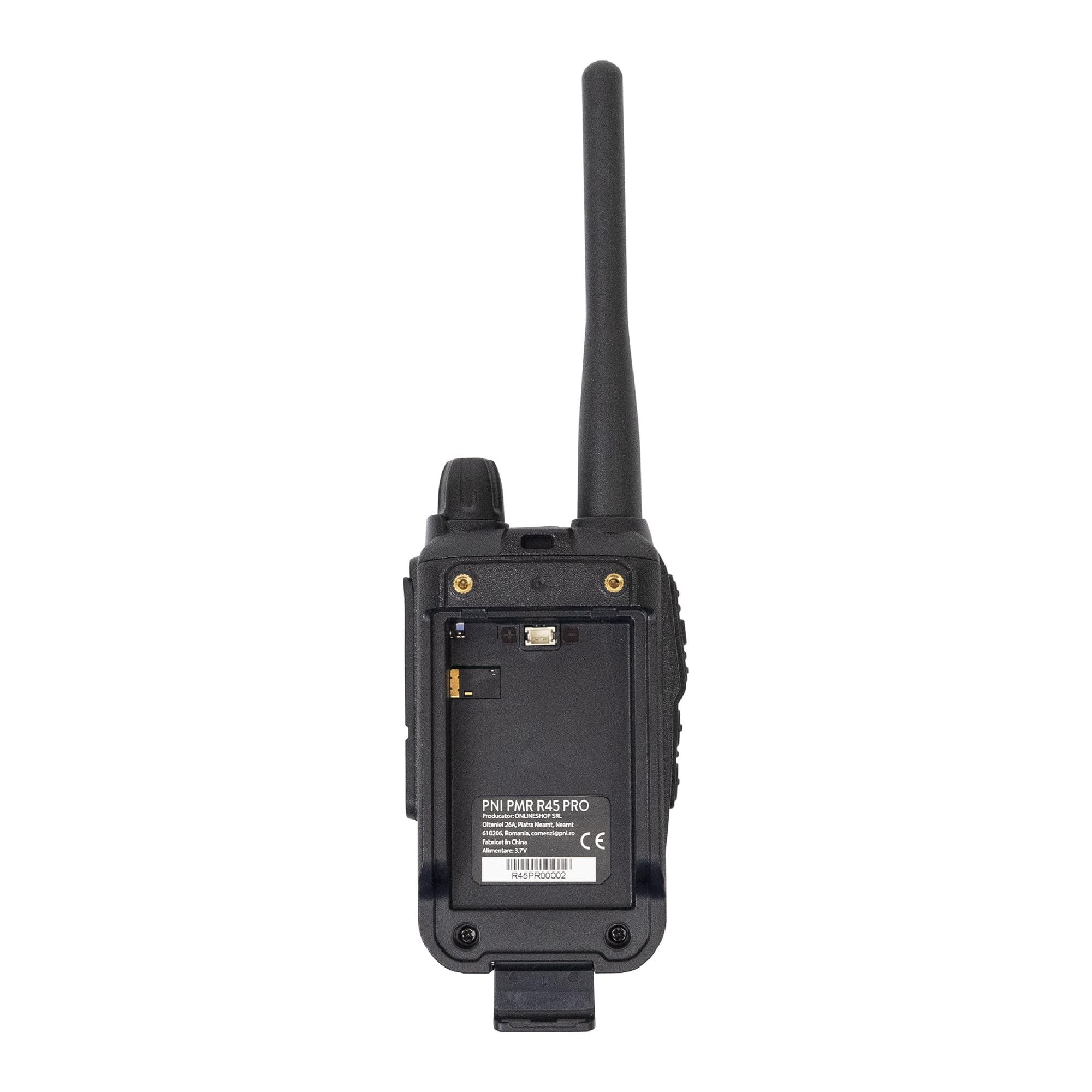 Kit de 2 Estaciones de Radio portátiles PNI PMR R45 Pro 446MHz, 0.5W, 99CH programable, 16 PMR, VOX, Tot, BCL, Scan, Roger Beep