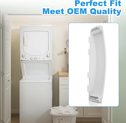 Miniatura 7 de WE01X30378 Reemplazo de pieza de manija de puerta de secadora GE Kenmore WE01X25878 WE1M1068 PS11772025, compatible con manija de puerta de repuesto