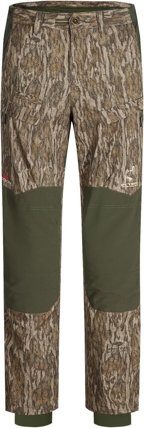 Drake Waterfowl Men's Early Bird Durable Breathable Stretch Quiet Water-Repellent Outdoor Hunting Pants, Knee Pad Included