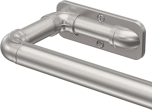 Box Space Barras de cortina para ventanas de 34 a 120 pulgadas, barra de cortina opaca para oscurecer la habitación, barra de cortina envolvente