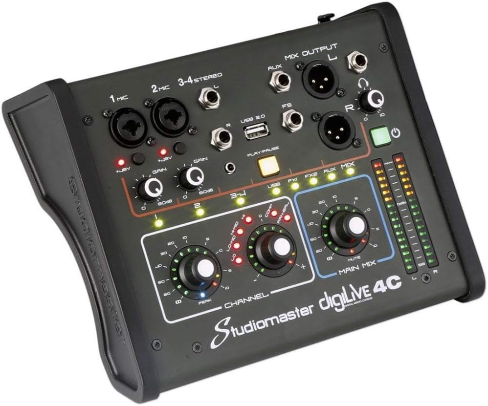 Studiomaster DigiLive 4C 4 Input Digital Mixer