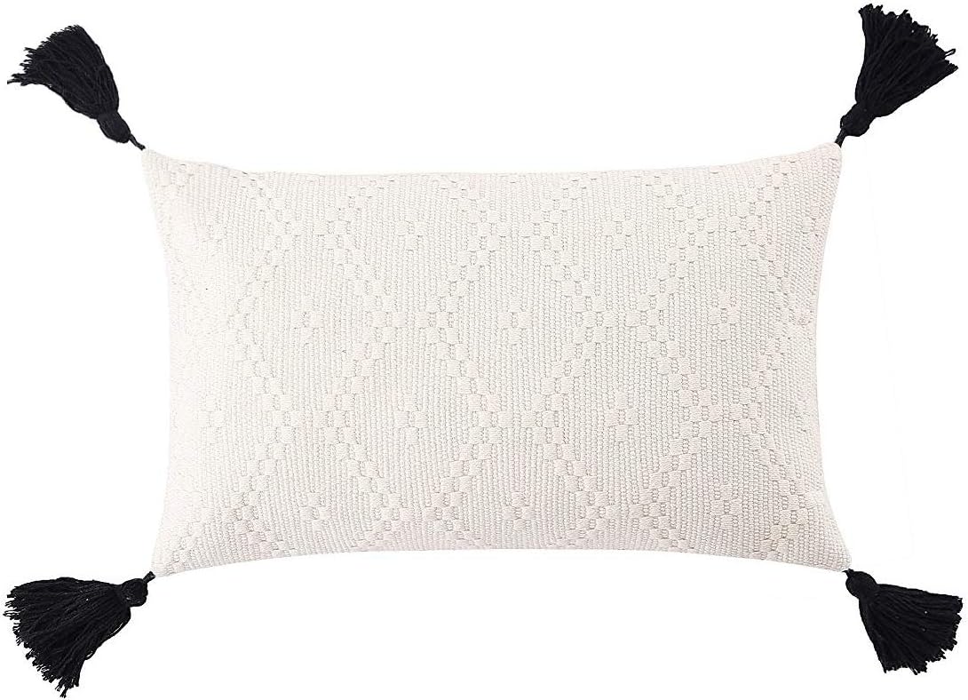 lumbar pillow with tassels