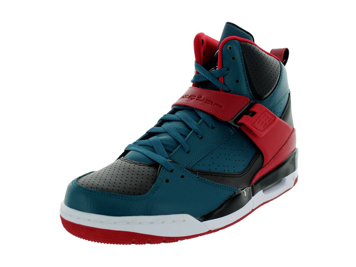 Nike Jordan Flight 45 Mens Dark Sea/White/Black/Gym Red High Top Sneakers