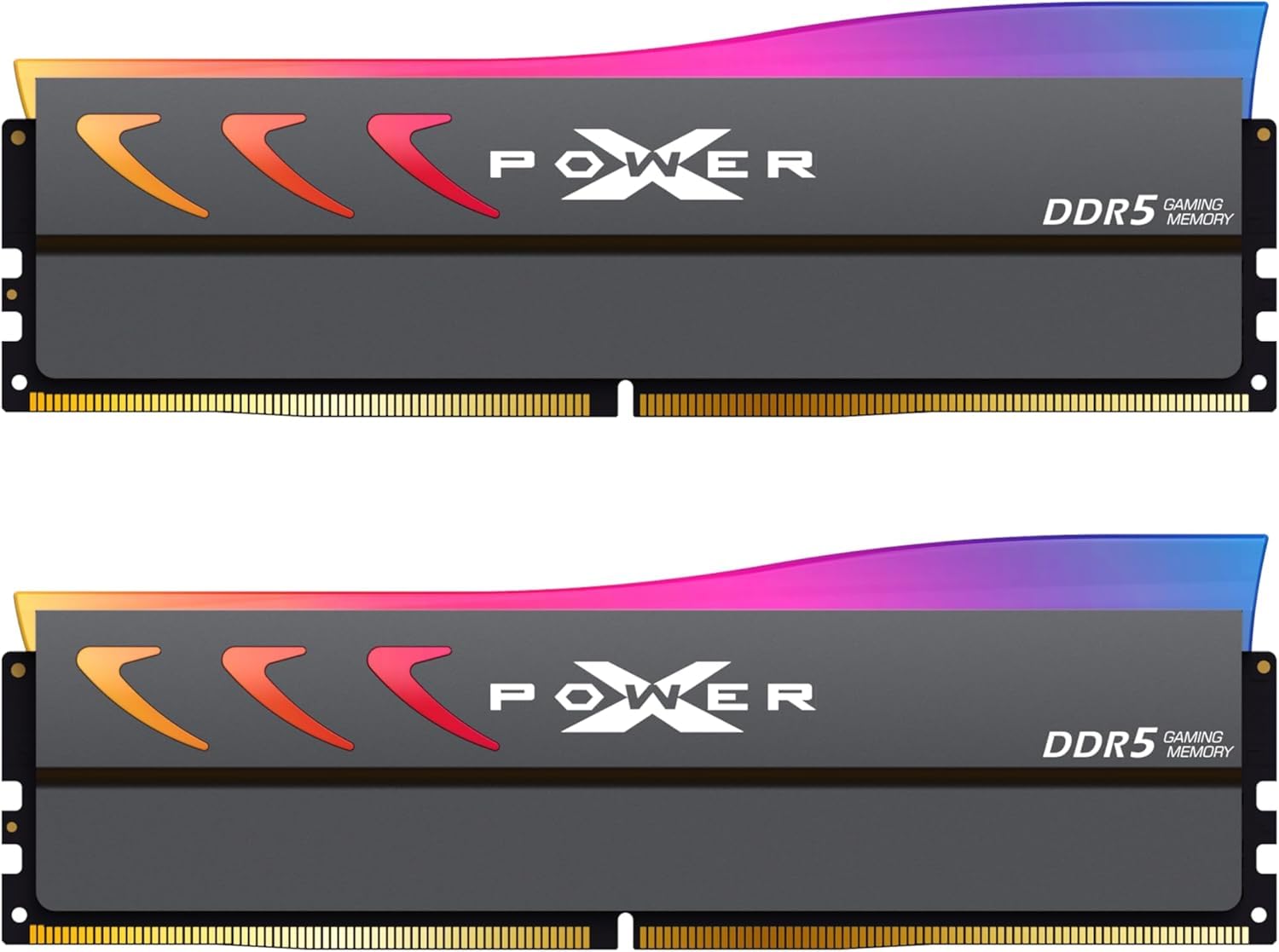 メモリー silicon power DDR5 MEMORY 64GB 6000MHz Silicon Power DDR5 64GB (2x32GB) Storm RGB 6000MT/s (PC5-48000