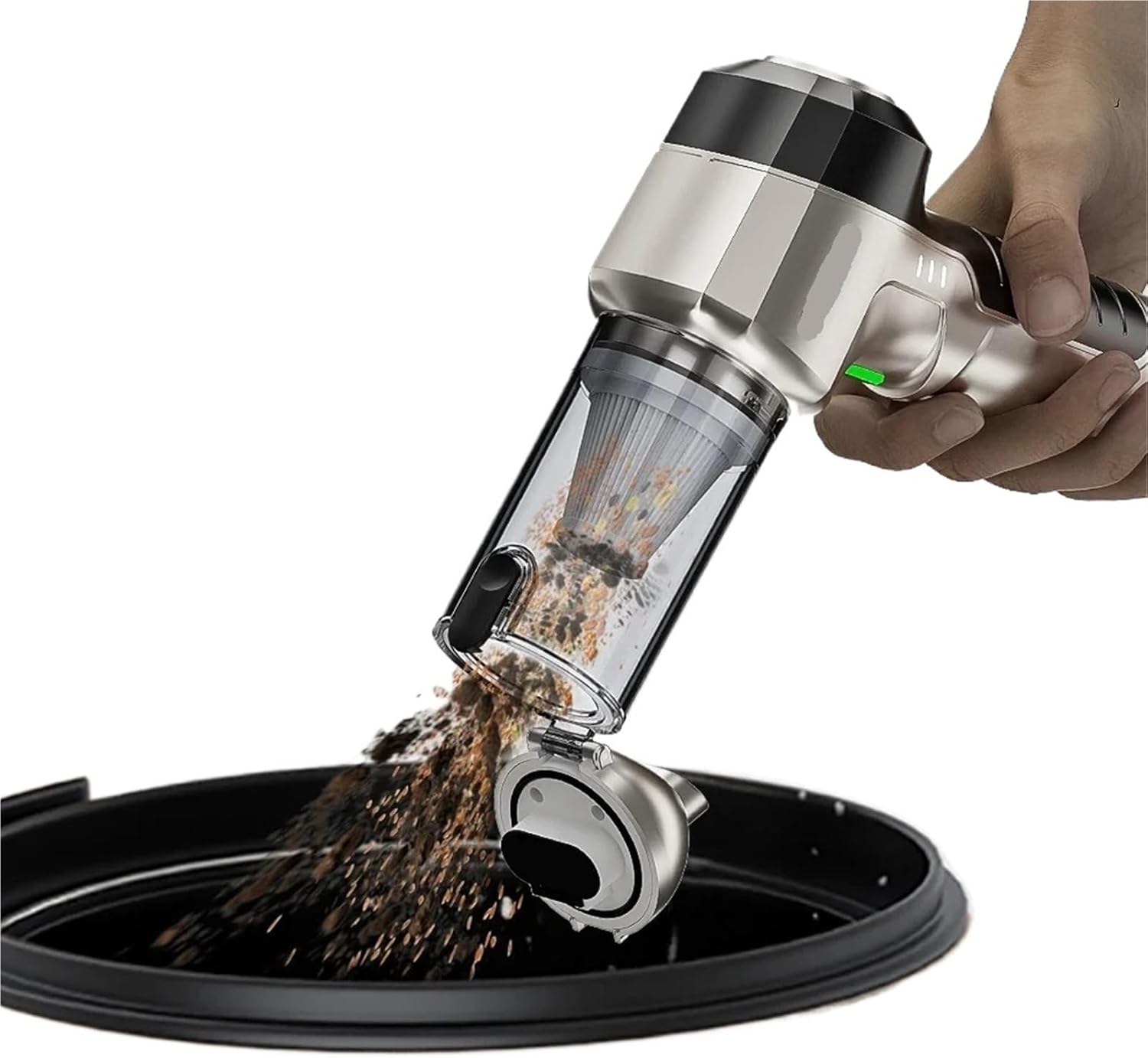 Car Vacuum Cleaner Mini Portable Vacuum Cleaner Handheld Powerful Wireless Strong Suction Car Cleaner Cleaning Machine(Max 4Hapa Bag)