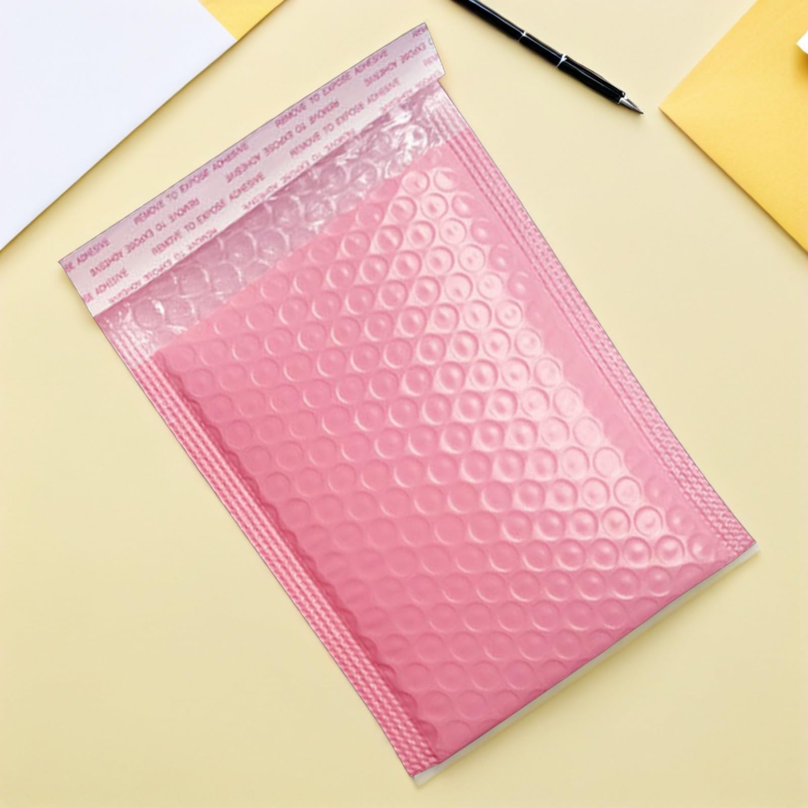 Rosa Luftpolsterbeutel 50 Stück aus Pe für Schutzverpackung