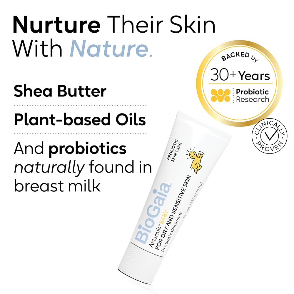 BioGaia Baby Probiotic Ointment | Soothes & Hydrates Dry, Irritated & Sensitive Skin | Use It From Head to Toe | Formulated With Plant-Based Oils & Probiotics | Steroid Free & Microbiome-Friendly - Image 5