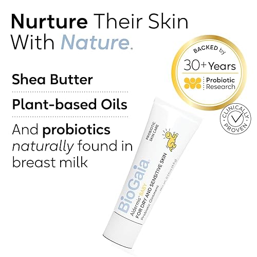 Miniatura 5 de BioGaia Ungüento probiótico para bebés  Alivia e hidrata la piel seca, irritada y sensible  Úselo de la cabeza a los pies  Formulado con aceites y