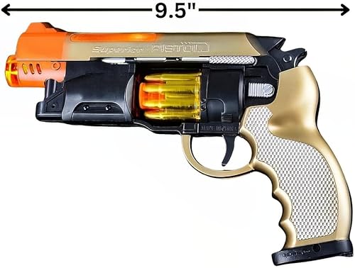 Miniatura 2 de Pistola de juguete estilo Blade Runner, ametralladora con luces y sonidos