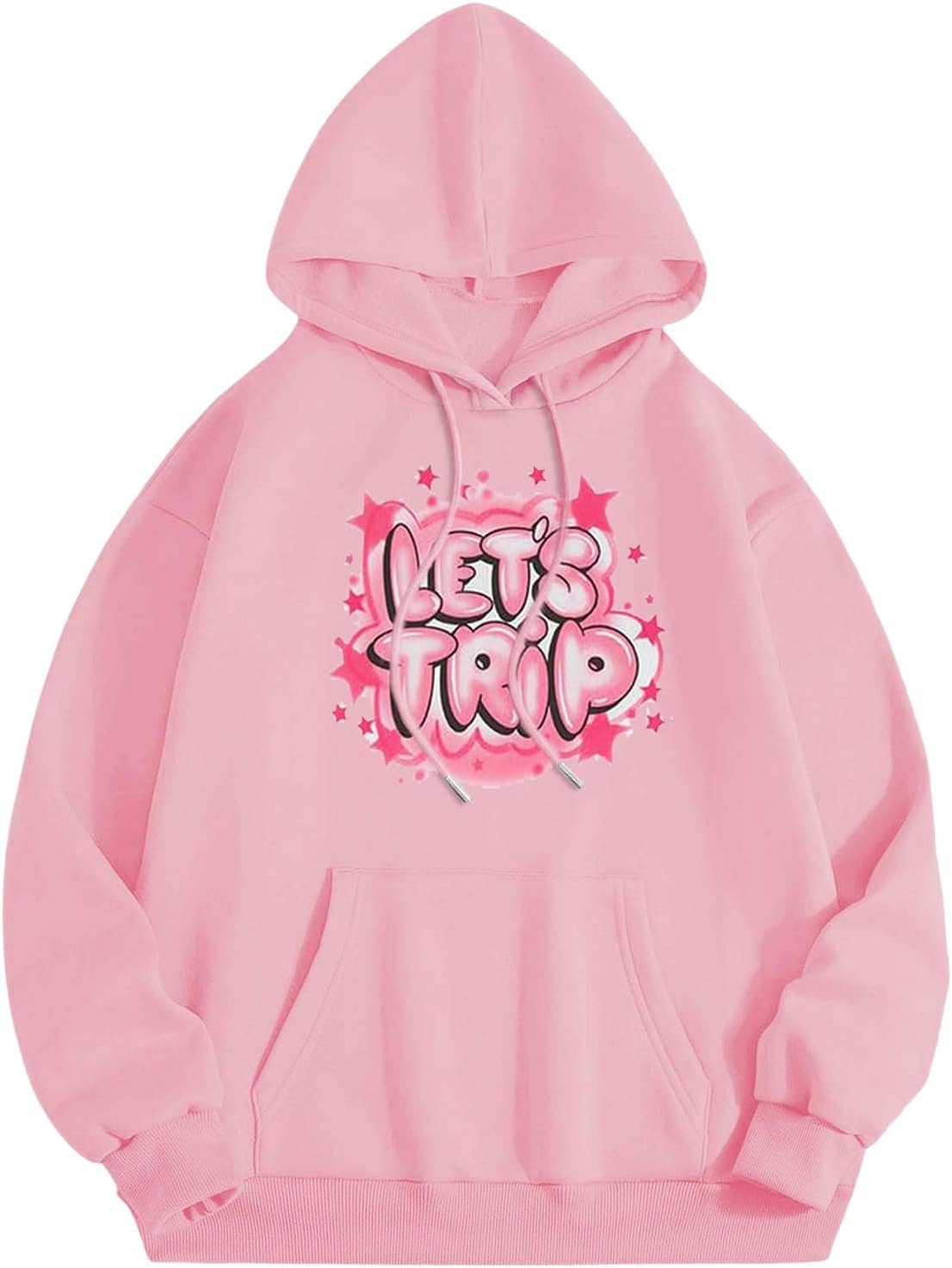 Let’s Trip Hoodies Winter Women Men Fashion Casual Streetwear Hooded Sweatshirts Womens Large Sweatshirt Hoodie