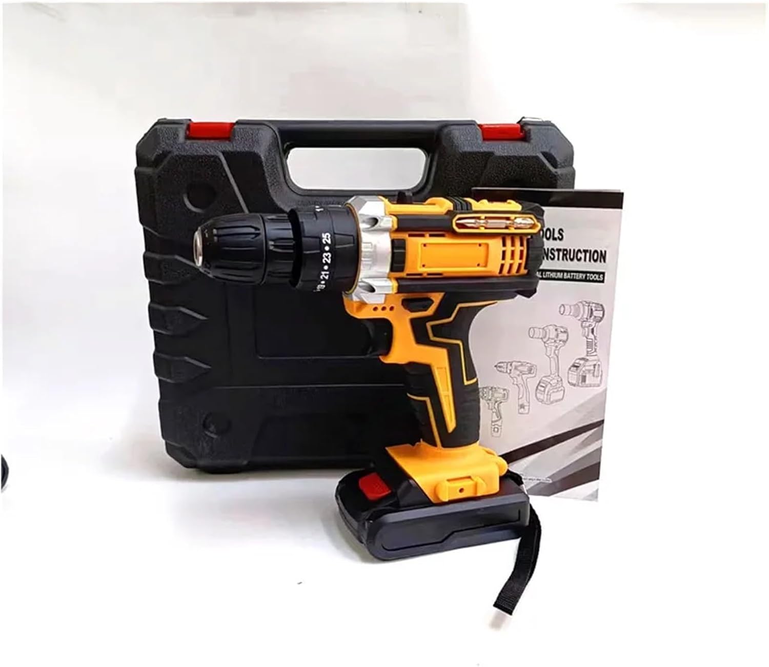 12V 140W Portable Cordless Drill Lithium Electric Impact Drills Rechargeable Battery Power Screwdriver Kits(3,AU Plug)
