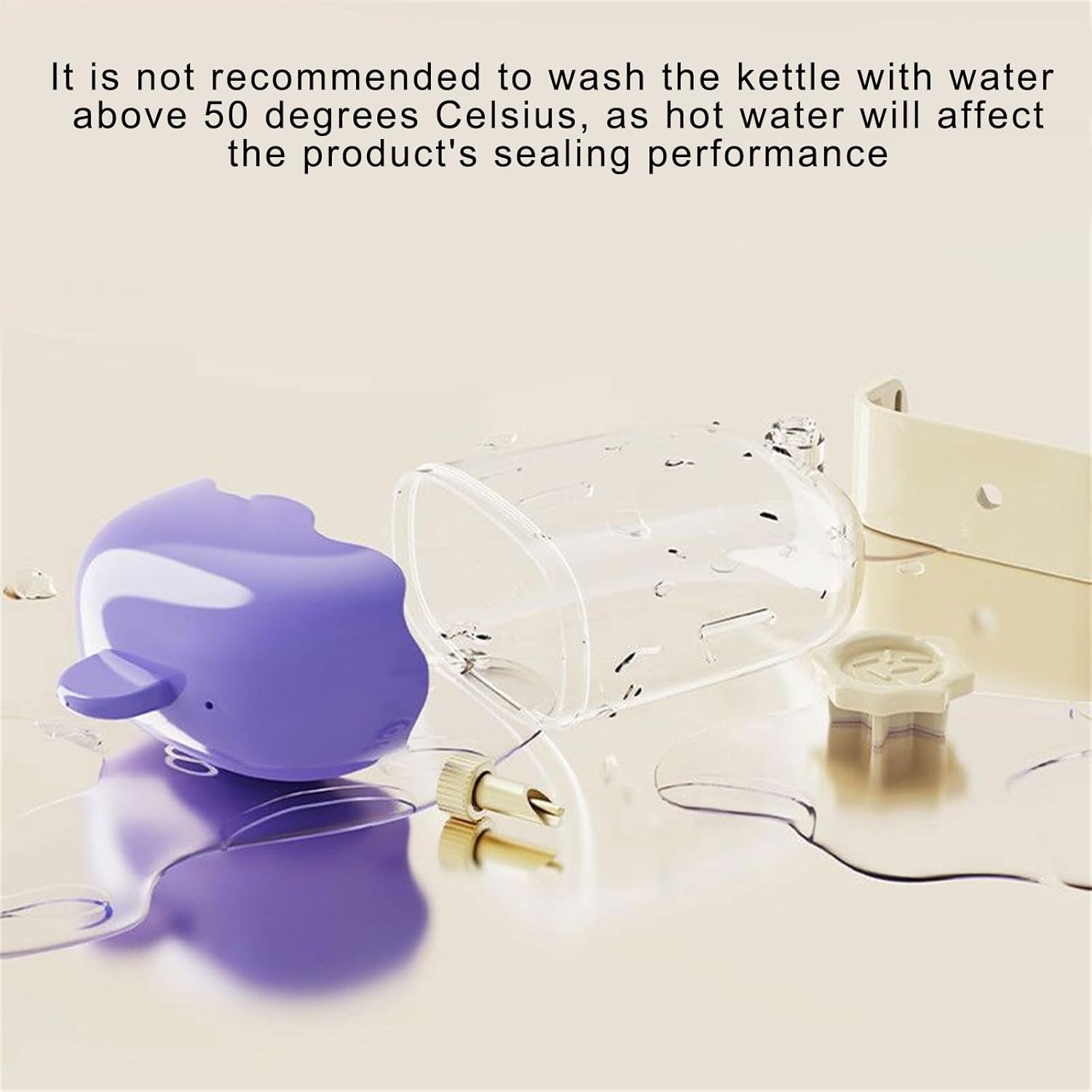Bird Water Dispenser 12oz Clear Watering Bottle for Parrots Chinchillas Automatic Spring Design Water Feeder