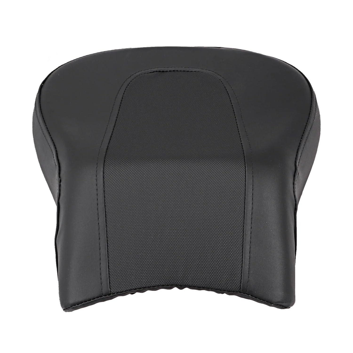 Cojín de asiento trasero para Softail Fat Boy FLSTF 2008-2014 en cuero PU negro 7
