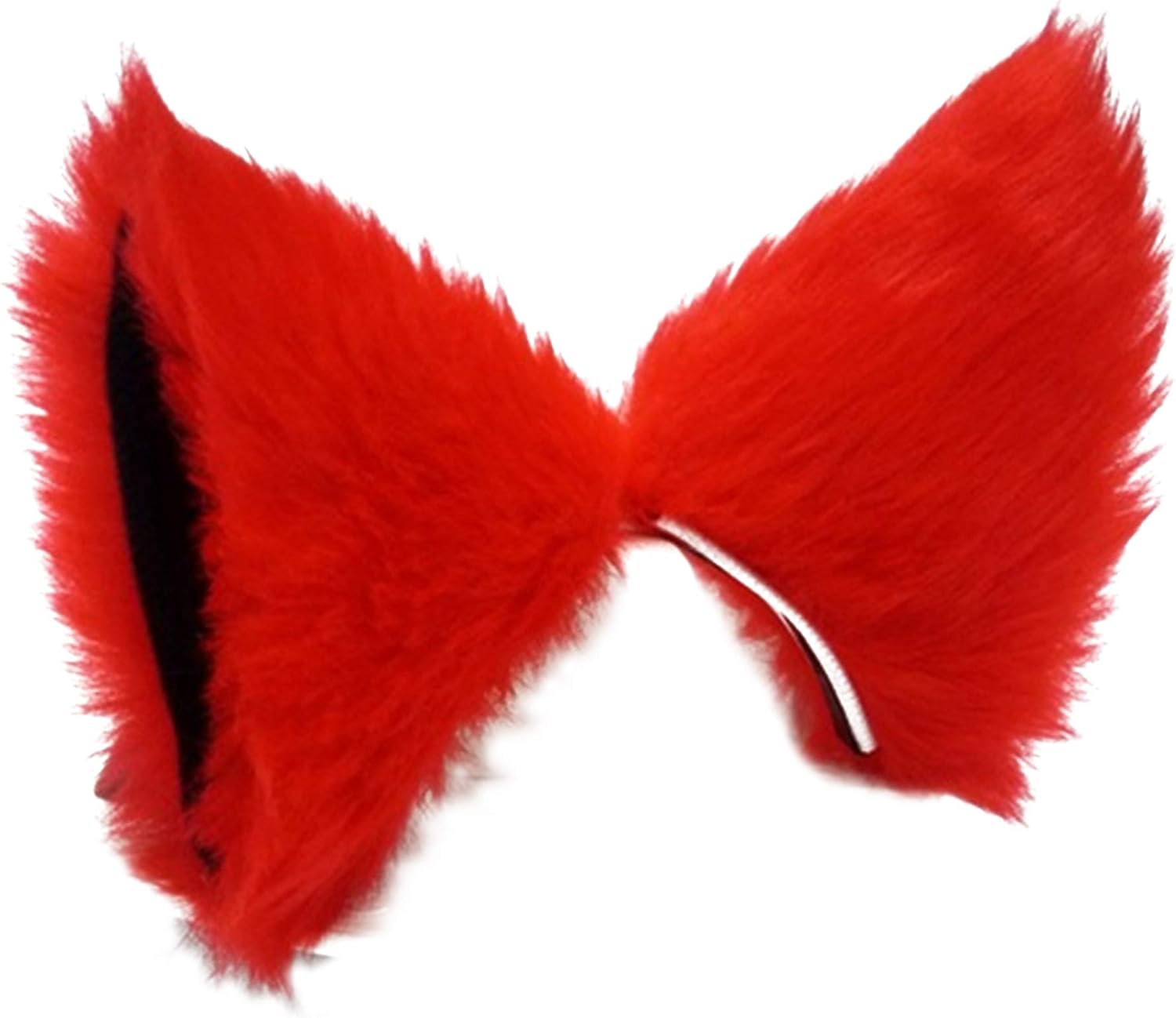 HEYDOO A Pair of Cartoon Animal Furry Ears Cat Hair Clips Halloween Costume Headwear for Women Girls Men Boys at Birthday Party Anime Theme (Pink) : Clothing, Shoes & Jewelry