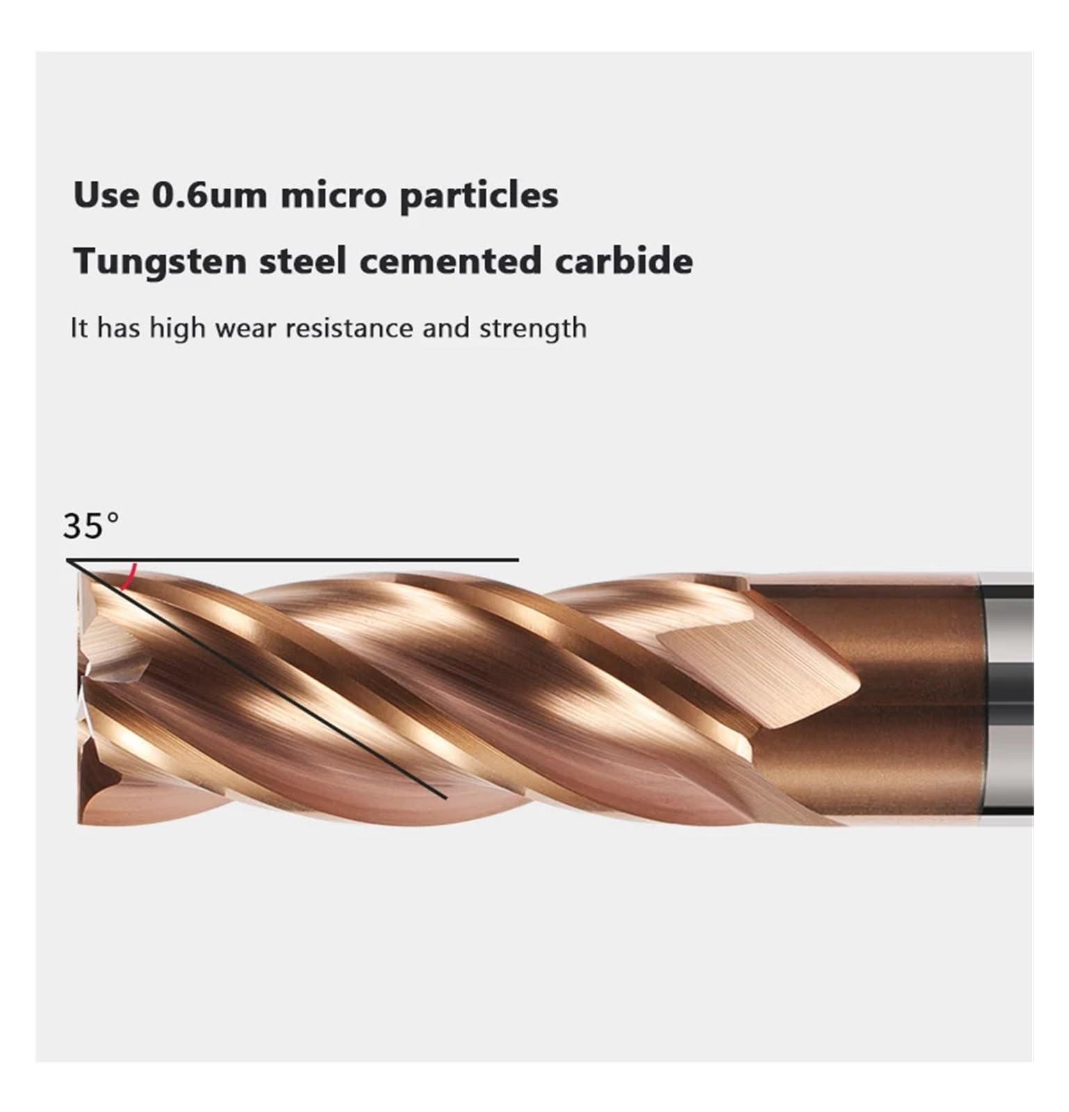 1 sztuk HRC55 frez trzpieniowy z węglików spiekanych 4 ostrza metalowa stal wolframowa powłoka ze stopu narzędzie tnące obróbka CNC 2 3 5 6 7 8 9-20MM(8X20X8X60)