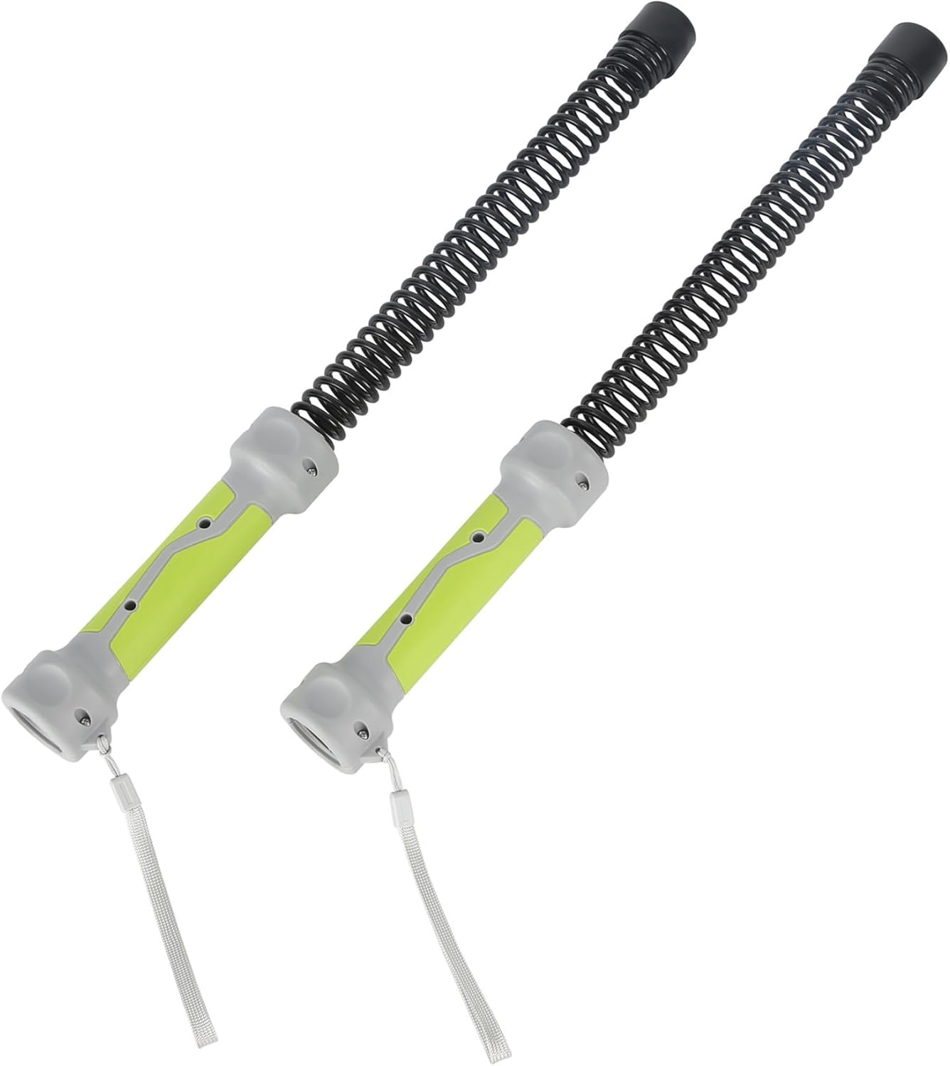 1Pair Weighted Ropeless Battle Ropes, 3-in-1 Cable Free Battle Rope Trainer, Cordless Ropes for Home Gym, Green