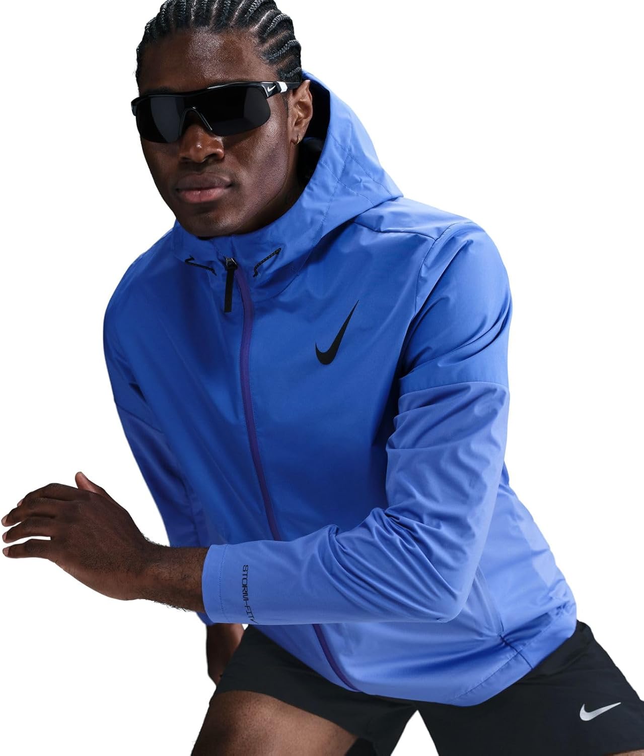 Nike AeroSwift Men's Storm-FIT Aerogami Running Jacket (Comet Blue/Black)