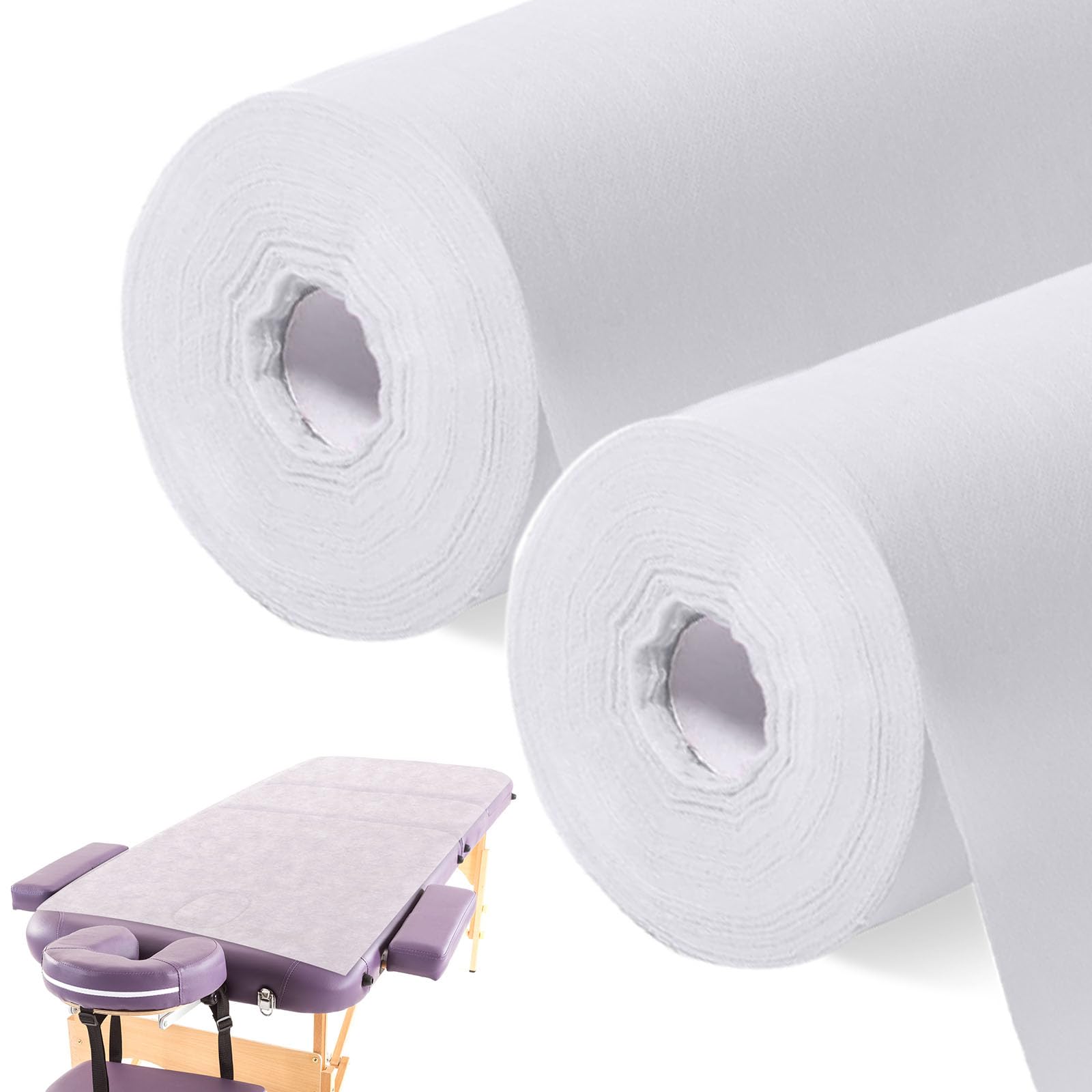 Disposable Non-Woven Massage Table Sheets, 32 x 71 Inches