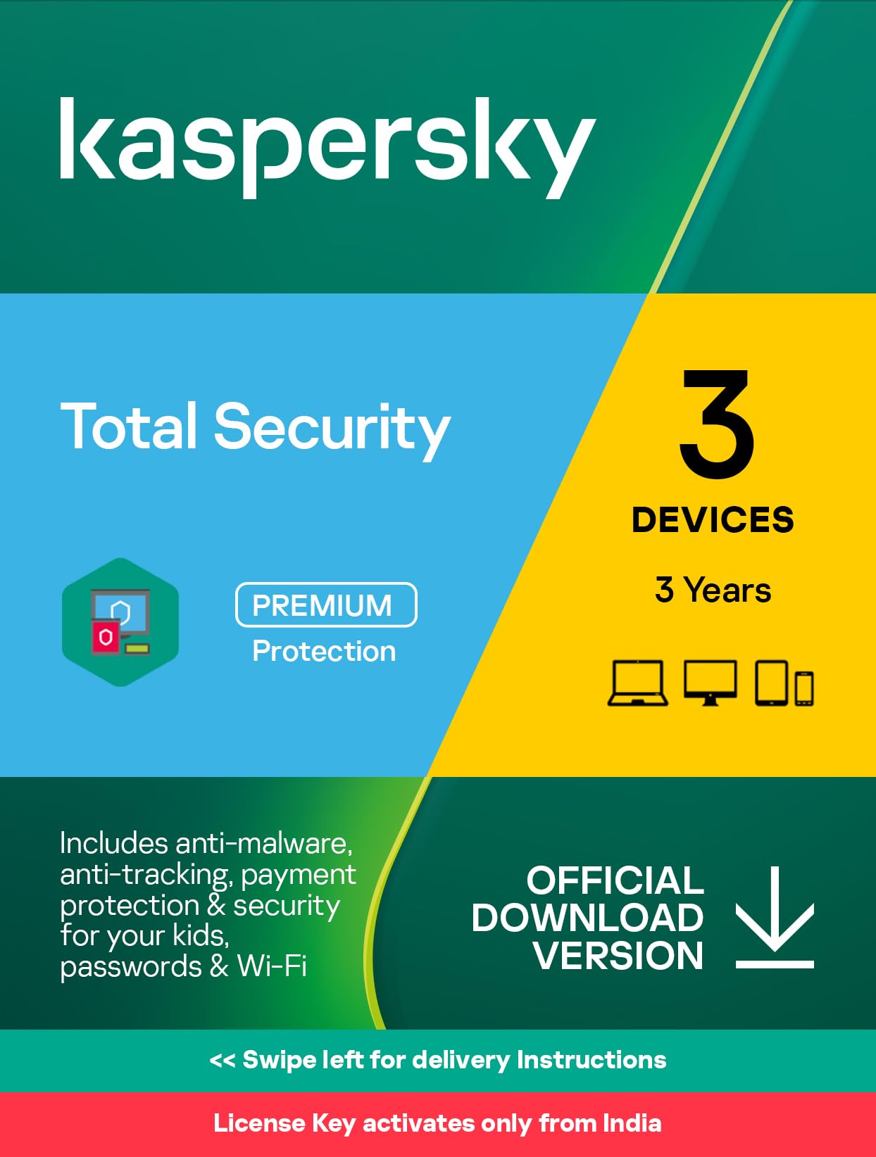 See full amazon price history chart for Kaspersky | Total Security | 3 Devices | 3 Years | Email Delivery in 1 Hour Kaspersky | Total Security | 3 Devices | 3 Years | Email Delivery in 1 Hour (B08B1S7DRN) Amazon Price History, Amazon Price Tracker