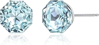 Octagon Stud Earrings