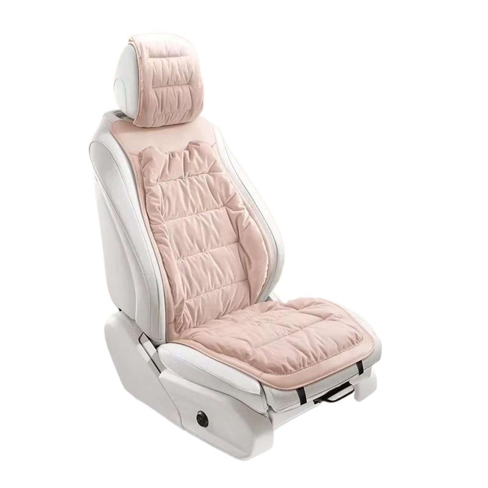 protector asiento coche Funda Universal Para Asientos De Coche De 5 Plazas, De Plumón De Invierno, Transpirable, Para Mayor Protección, Fácil De Instalar Y Con Un Bonito Interior.(Pink)
