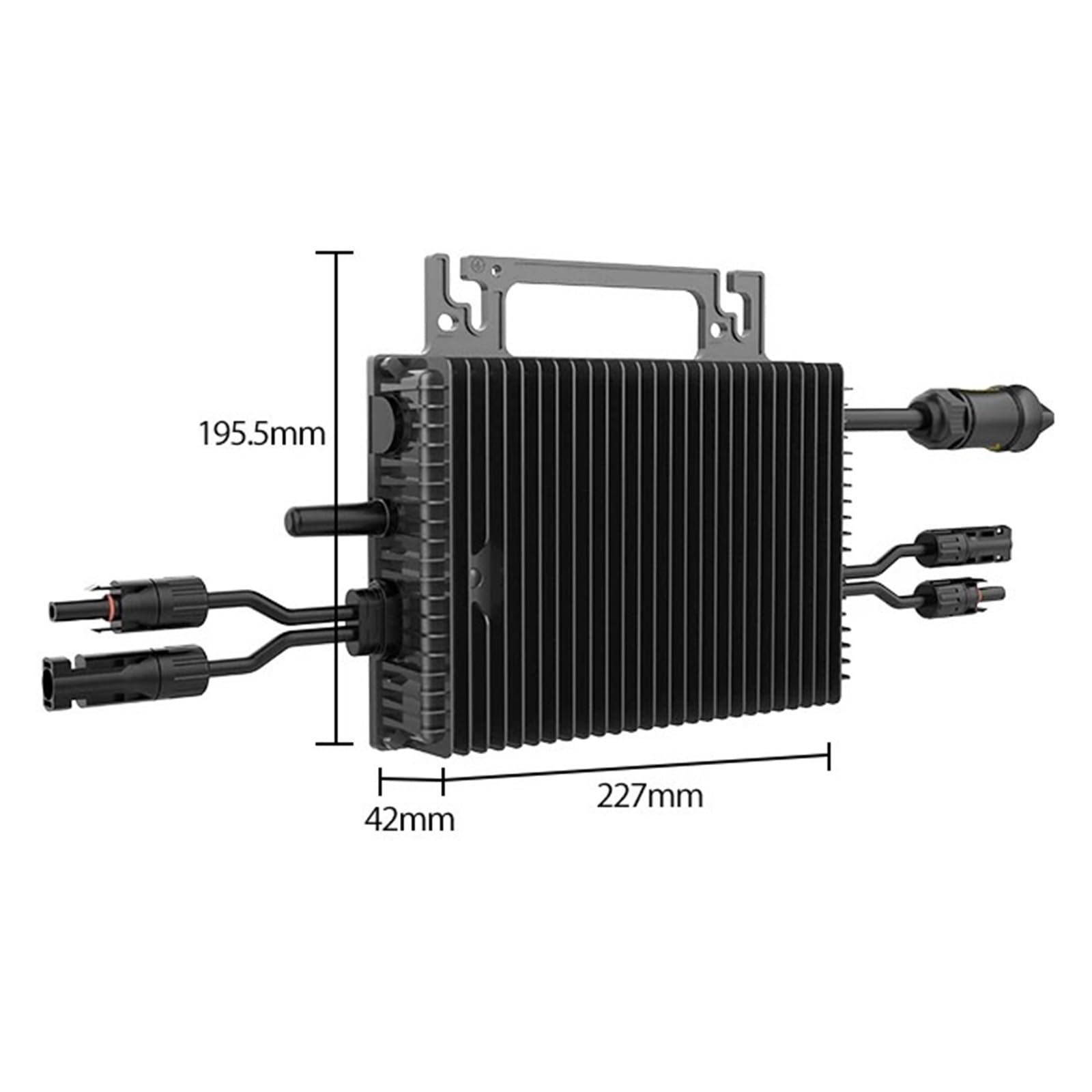 Mini Inverter Solare Onda sinusoidale Pura 110V 230V Micro Inverter 16-66V DC