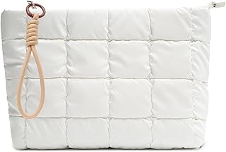 Bolsa de maquillaje acolchada con diseño de p...