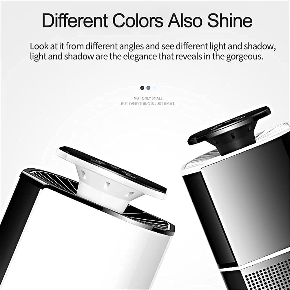 TEmkin Lampada antizanzare con Telecomando, Trappola Elettronica per zanzare UV Macchina Repellente per zanzare Notturna Lampada antizanzare a LED alimentata Tramite USB (Nero)
