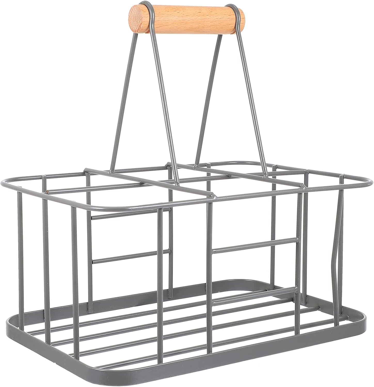 Cabilock 1pc Creative Beverage Storage Rack Bottle Wine Holder for Home Bar Ktv Practical Design for Organized Wine Cartons Grey Color Easy to Carry