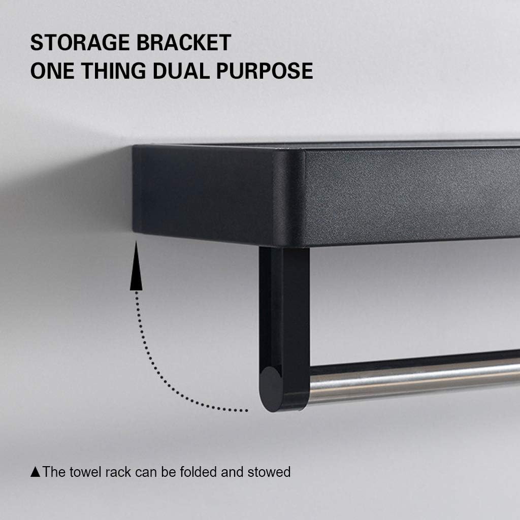 Round Mirror Wall Decoration Bathroom Decoration Mirror Storage Bracket One Thing Dual Purpose Hanging Glass Vanity Shaving Mirror - Gold