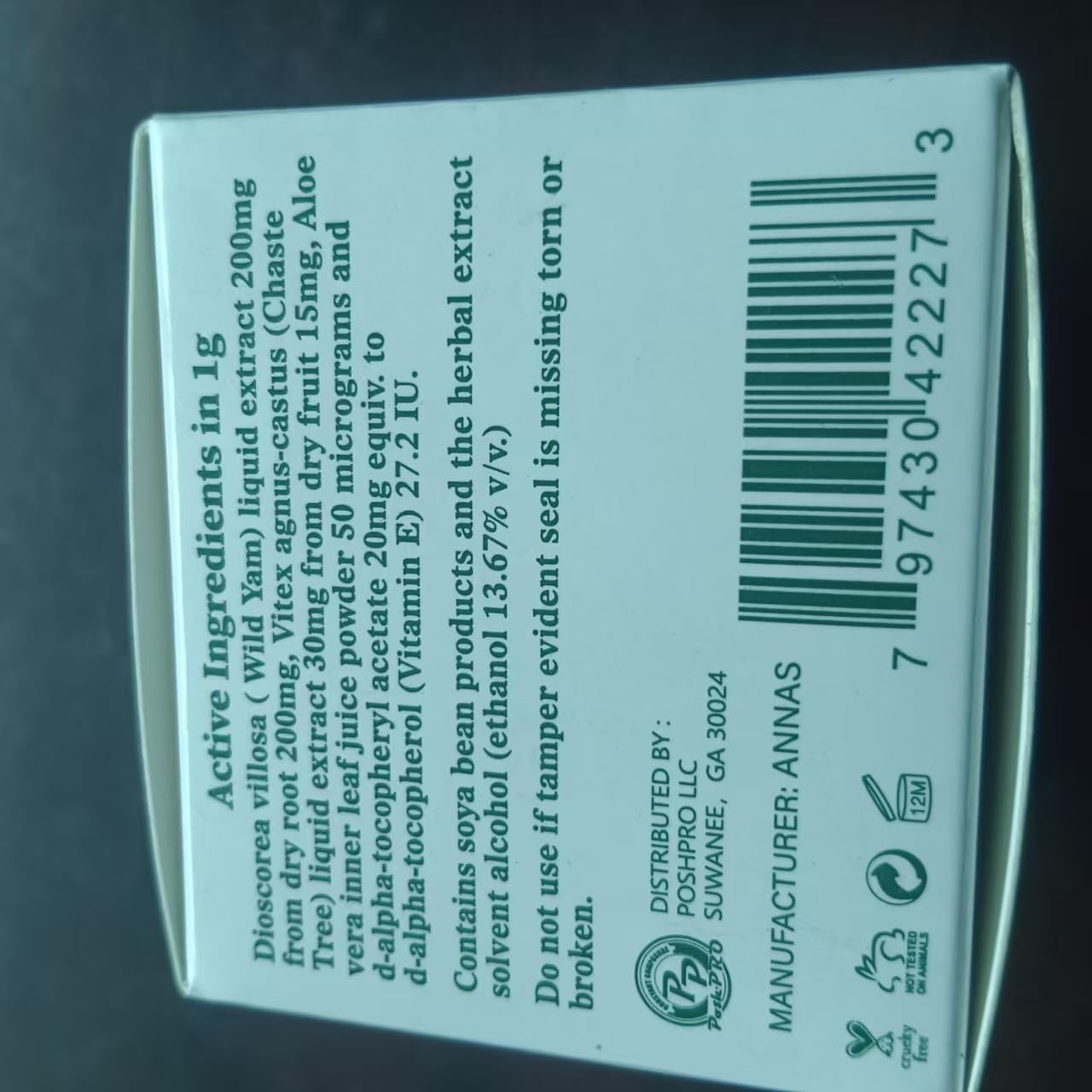 ANNAS Wild Yam Cream, Organic Wild Yam Cream for Hormonal Balance, Organic Wild Yam Root Cream for Women Promotes Perimenopause and Menopause