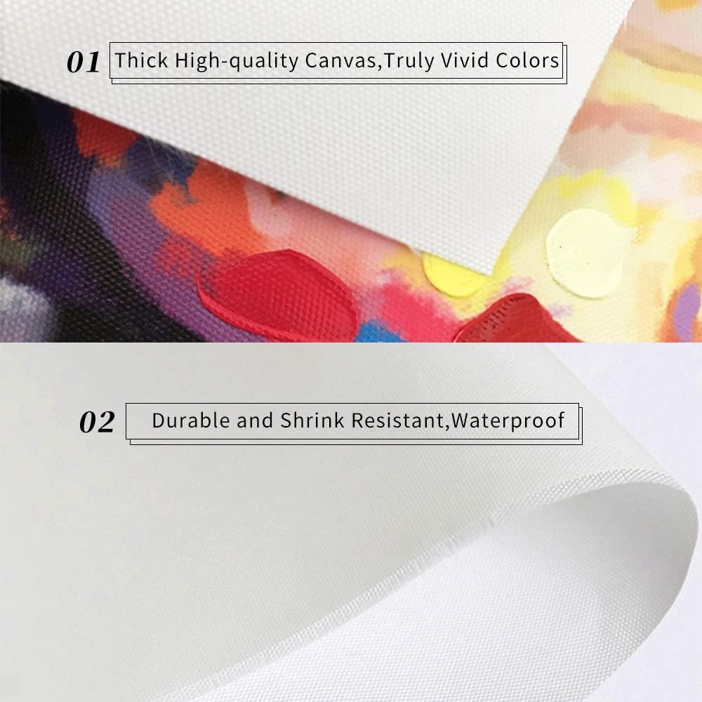 INVIN ART Framed Canvas Giclee Print Art Guernica by Pablo Picasso Wall Art Living Room Home Office Decorations(26"x60", Black Slim Frame)