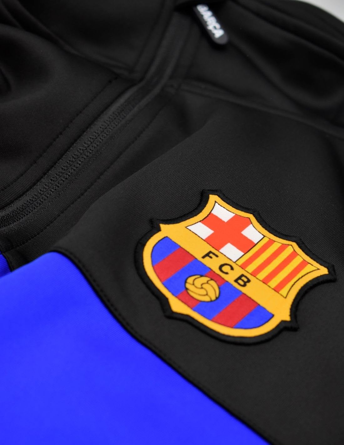 Chándal FC Barcelona Niños - Talla 116 - Temporada 2024/2025 - Negro - Chándal de Fútbol - Mercancía Oficial
