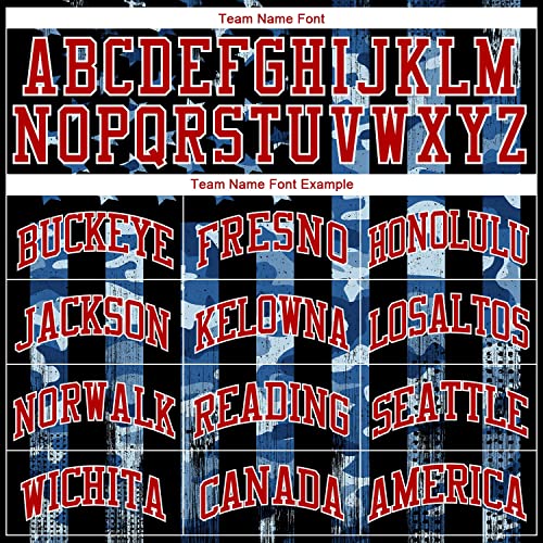 Custom America Baseball Jersey, camiseta personalizada con nombre y número para hombres, mujeres y jóvenes miniatura 3