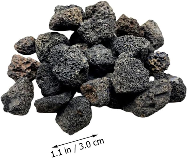 YARNOW 1bag Aquarium Volcanic Decorative Rocks for Tanks and Natural Volcanic Rock for Aquatic Decor and Projects