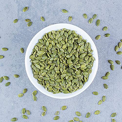 Image of Radha Govind Pumpkin Seeds for Eating 1 kg Rich in Dietary Fiber Healthy Snacks, Rich Source of Zinc and Antioxidants.