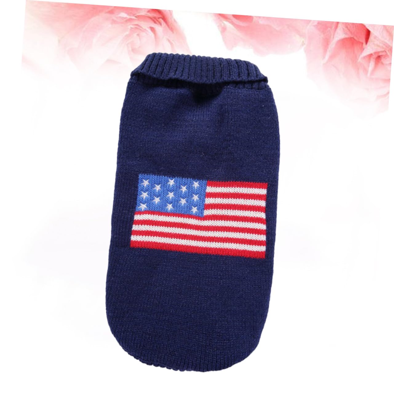 VICASKY 3 Pièces Pull pour Chien XXS Motif Drapeau Américain Vêtement Chiot Chaud et Facile à Porter pour Sorties et