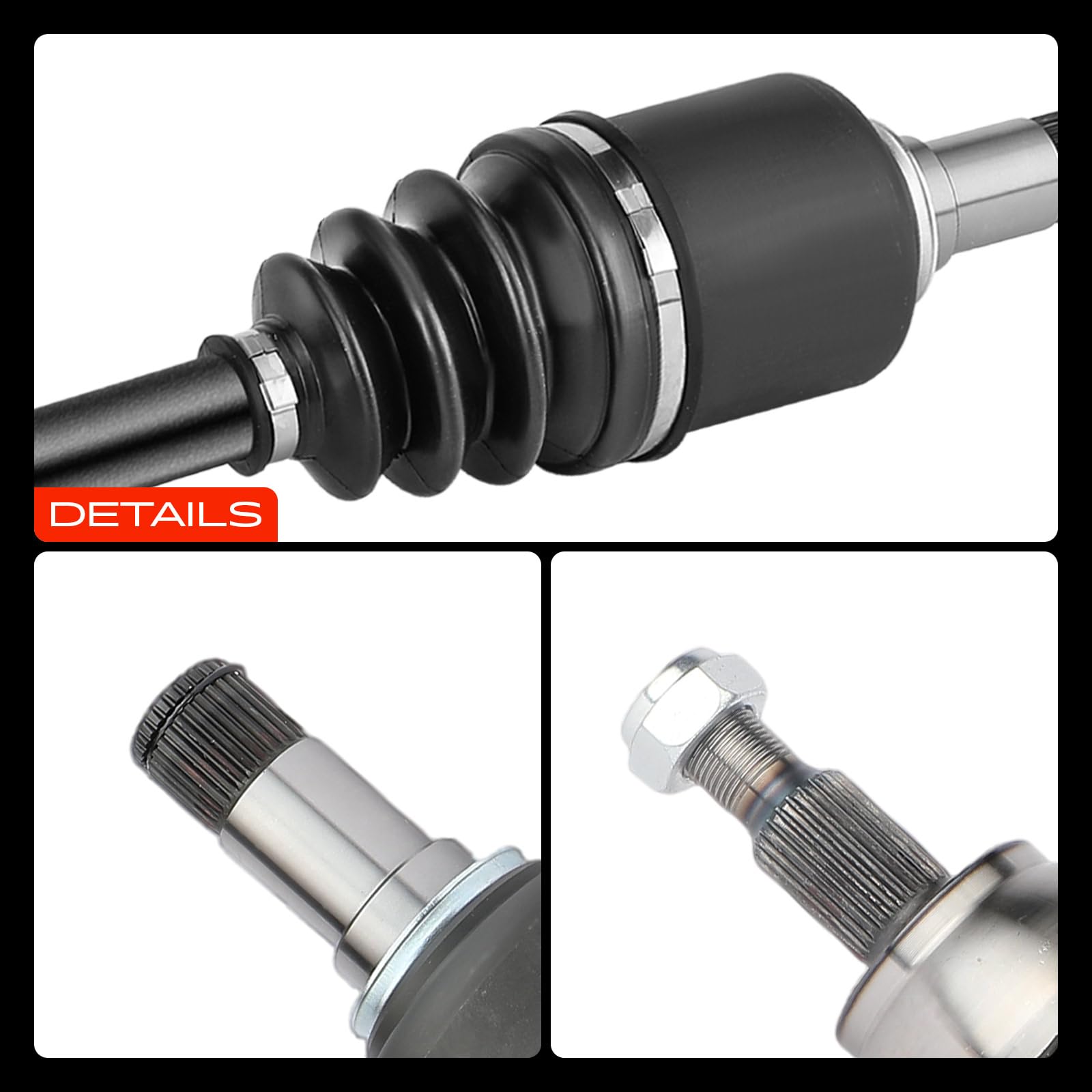 Frankberg Semiasse Albero di trasmissione Cambio automatico Asse Anteriore Sinistra senza ABS Ring Compatibile con Classe A W169 150-200 B-Class W245 150-200 Replace# 1693705572